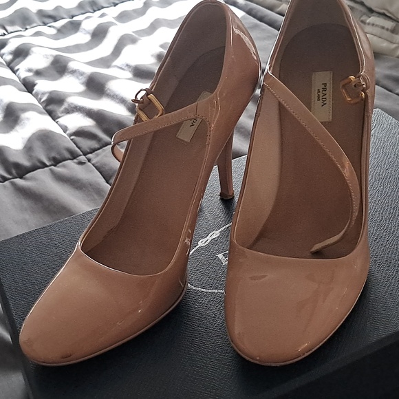 Prada nude mary jane heel - Size 5.5 (35.5) - Picture 8 of 8